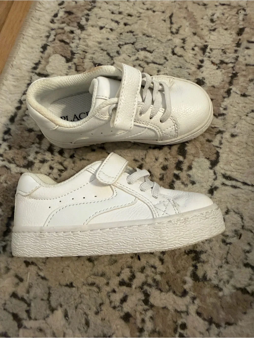 The Children's Place White Kids Velcro Sneakers